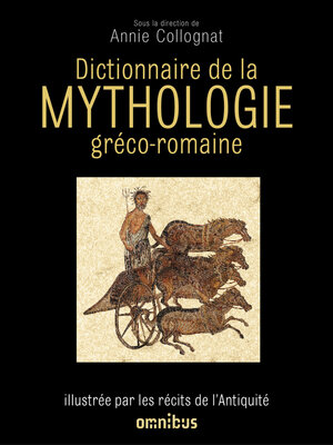 cover image of Dictionnaire de la mythologie gréco-romaine--NE -
